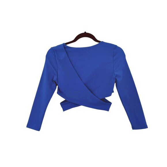 Bebe Criss Cross Bodycon Crop Top - Picture 5 of 5